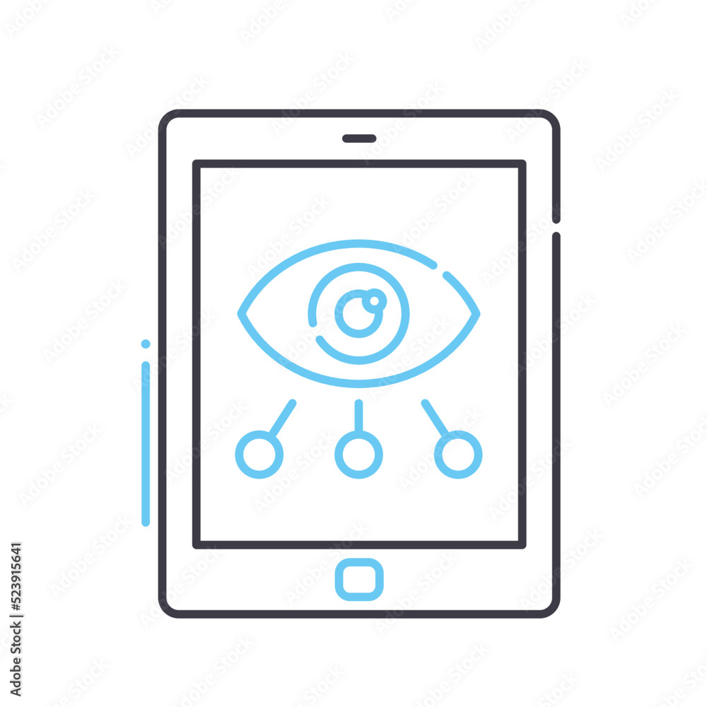 viral marketing system line icon, outline symbol, vector illustration, concept sign viral marketing system line icon, outline symbol, vector illustration, concept sign