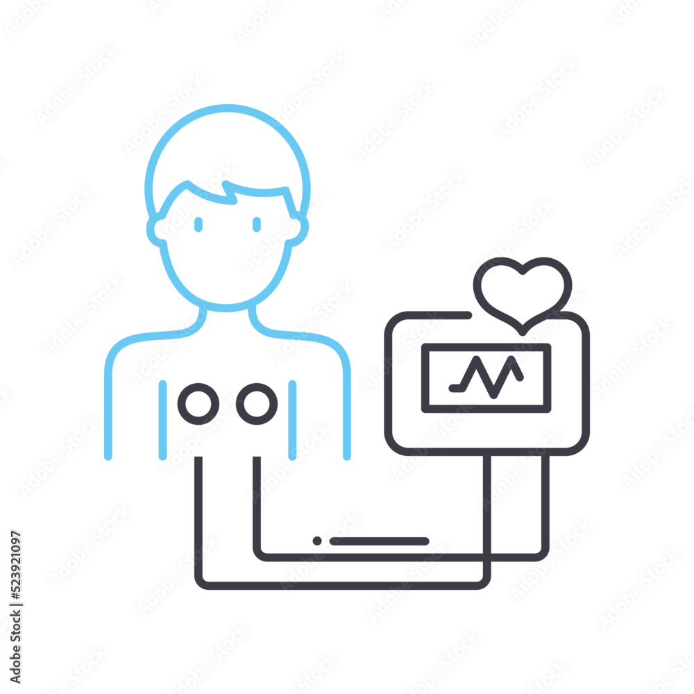 germ line icon, outline symbol, vector illustration, concept sign germ line icon, outline symbol, vector illustration, concept sign