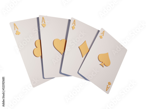 3D Playing Card Element
