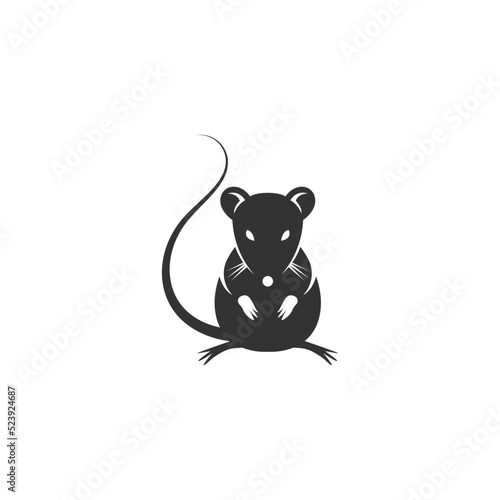 Rats icon logo design illustration template