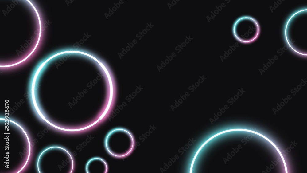 Abstract modern neon glowing background with geometric lines Abstract modern neon glowing background with geometric lines