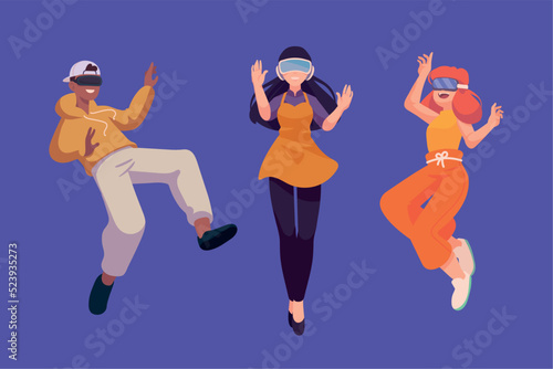 set people in metaverse