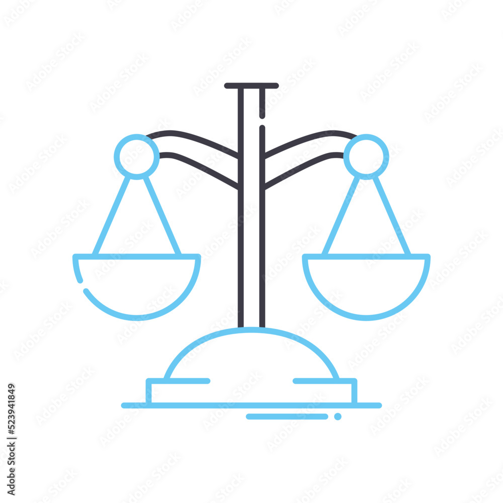 law concept line icon, outline symbol, vector illustration, concept sign law concept line icon, outline symbol, vector illustration, concept sign