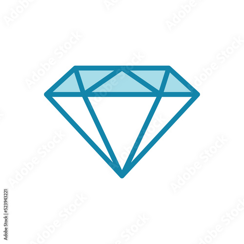 diamond icon vector design template