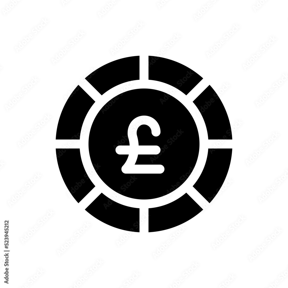 pound sterling glyph icon