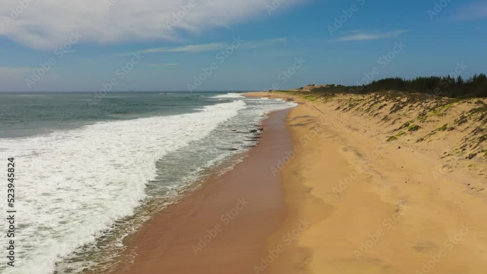 Aerial drone of Beautiful tropical beach and blue sea. Sri Lanka. Aerial drone of Beautiful tropical beach and blue sea. Sri Lanka.