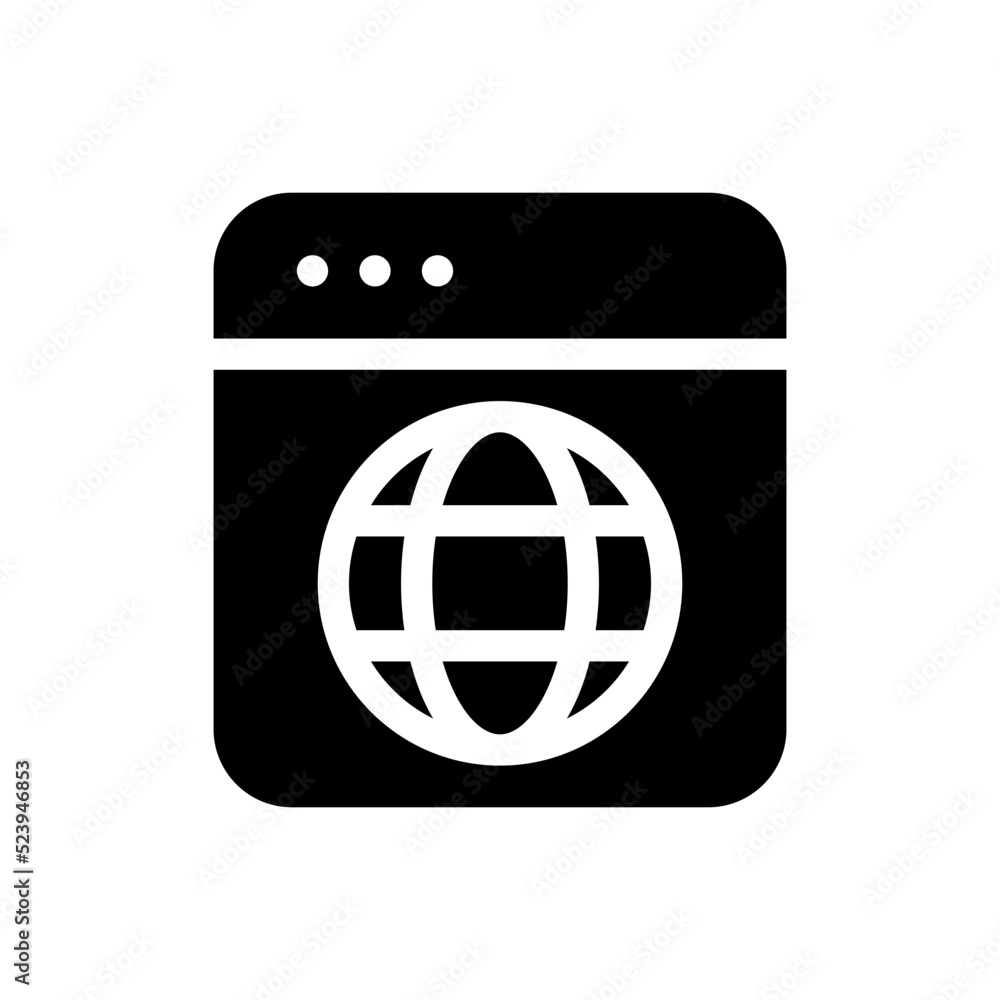 browser glyph icon browser glyph icon