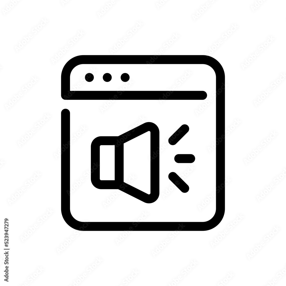 promotion line icon promotion line icon