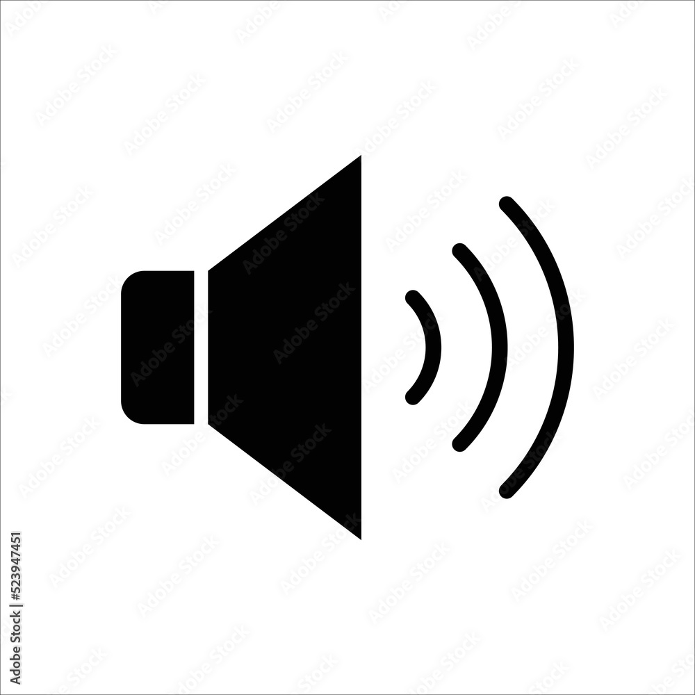 speaker icon vector design template simple and clean speaker icon vector design template simple and clean