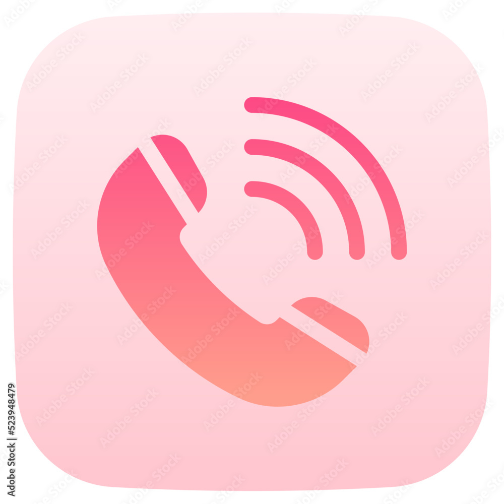 telephone flat gradient icon telephone flat gradient icon