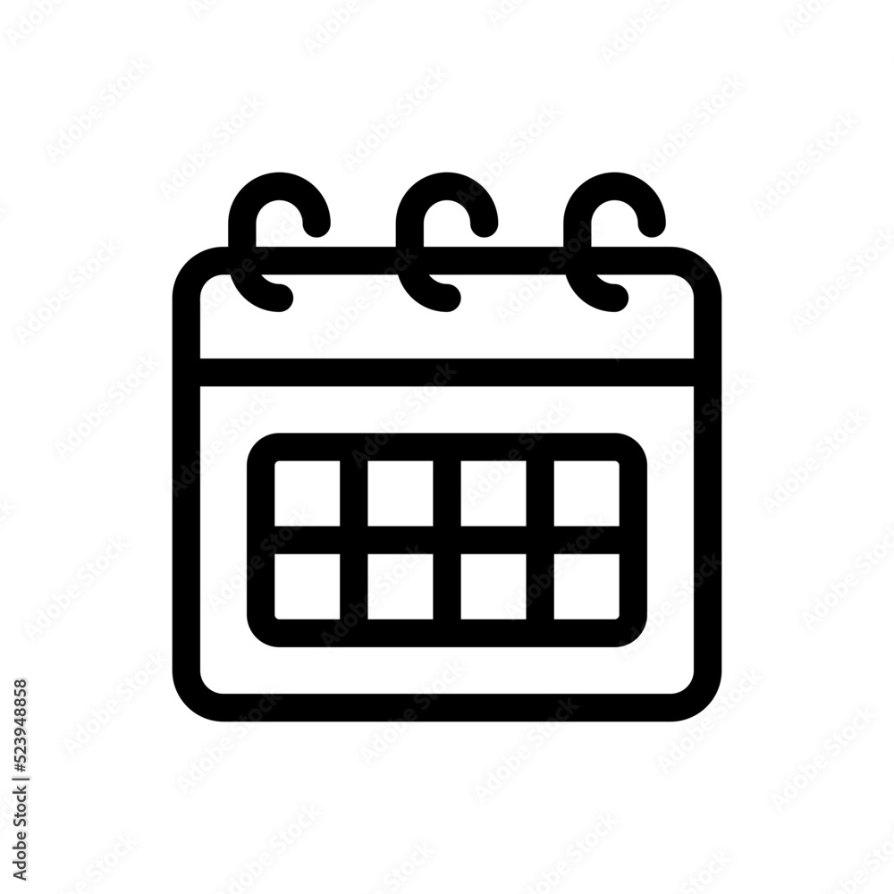 calendar line icon calendar line icon