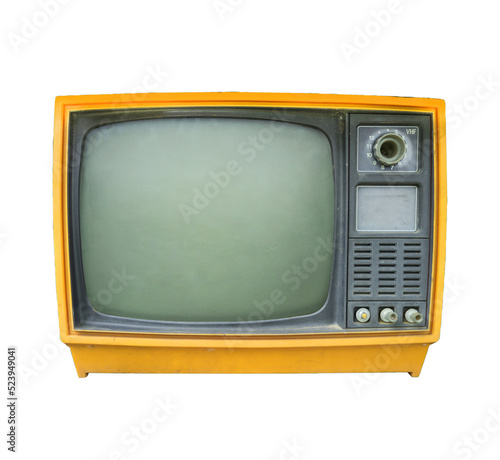 Retro television isolate object for design, retro technology