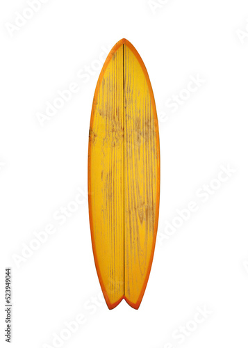 vintage wooden fishboard shortboard surfboard, retro styles. © jakkapan