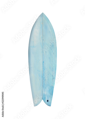 vintage wooden fishboard shortboard surfboard, retro styles. photo