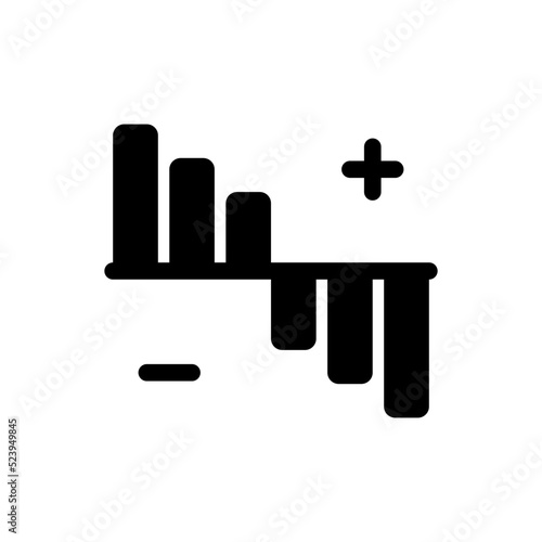 diagram glyph icon