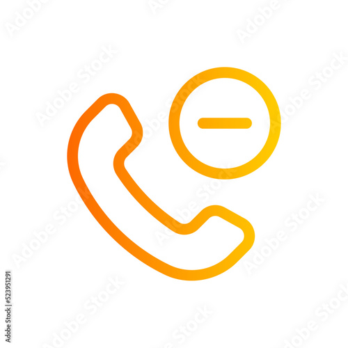 dismiss gradient icon