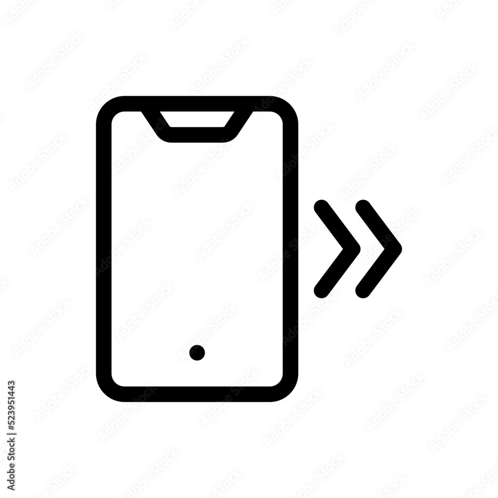 outgoing call line icon outgoing call line icon