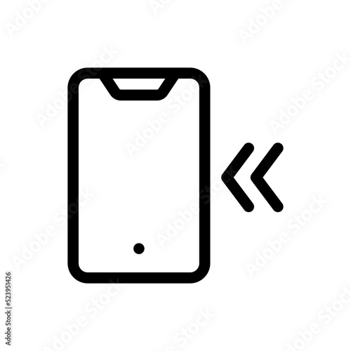 incoming line icon