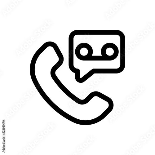 voicemail line icon