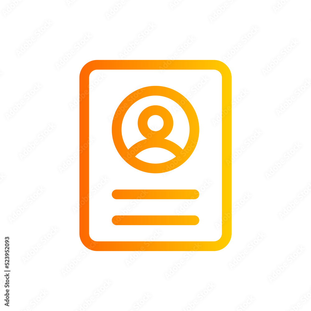 portfolio gradient icon