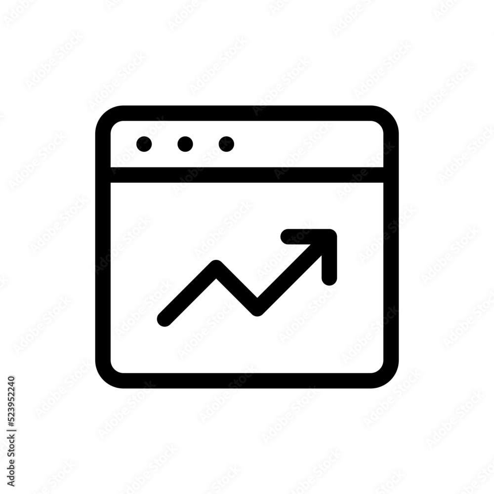 growth line icon growth line icon
