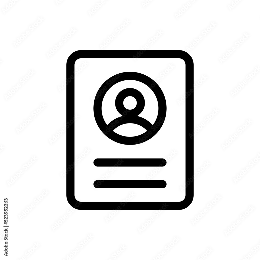 portfolio line icon portfolio line icon