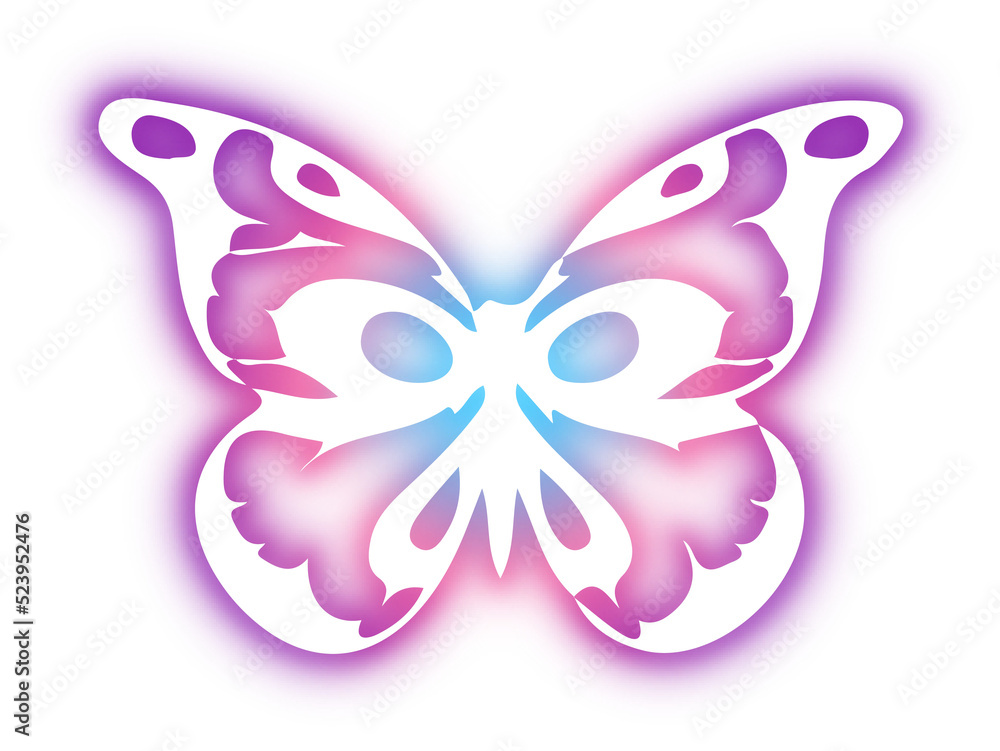 Collection of butterfly neon Collection of butterfly neon