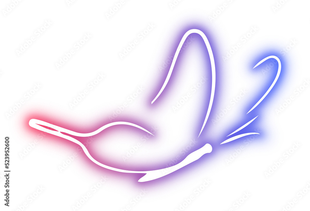 Collection of butterfly neon Collection of butterfly neon