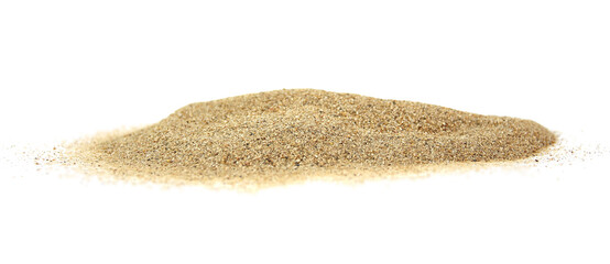 pile desert sand explosion isolated on transparent background png file