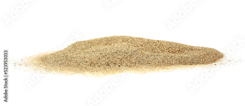 pile desert sand explosion isolated on transparent background png file