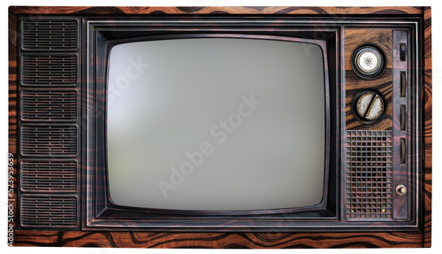 Old vintage television or TV