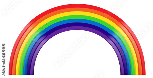 Rainbow color design element