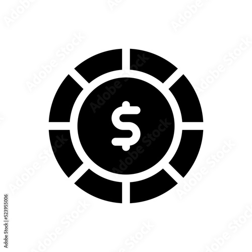 coin glyph icon
