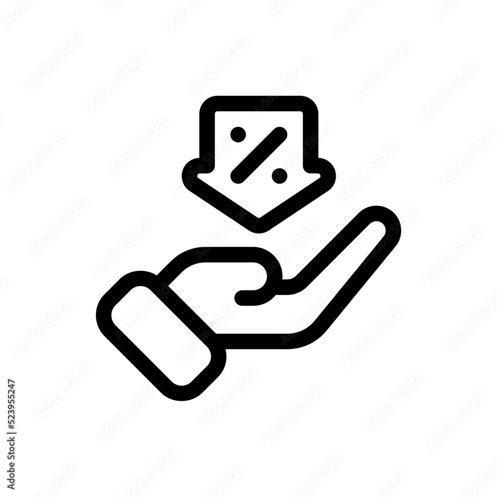 low price line icon low price line icon