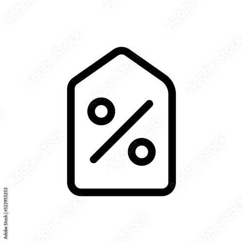 price tag line icon
