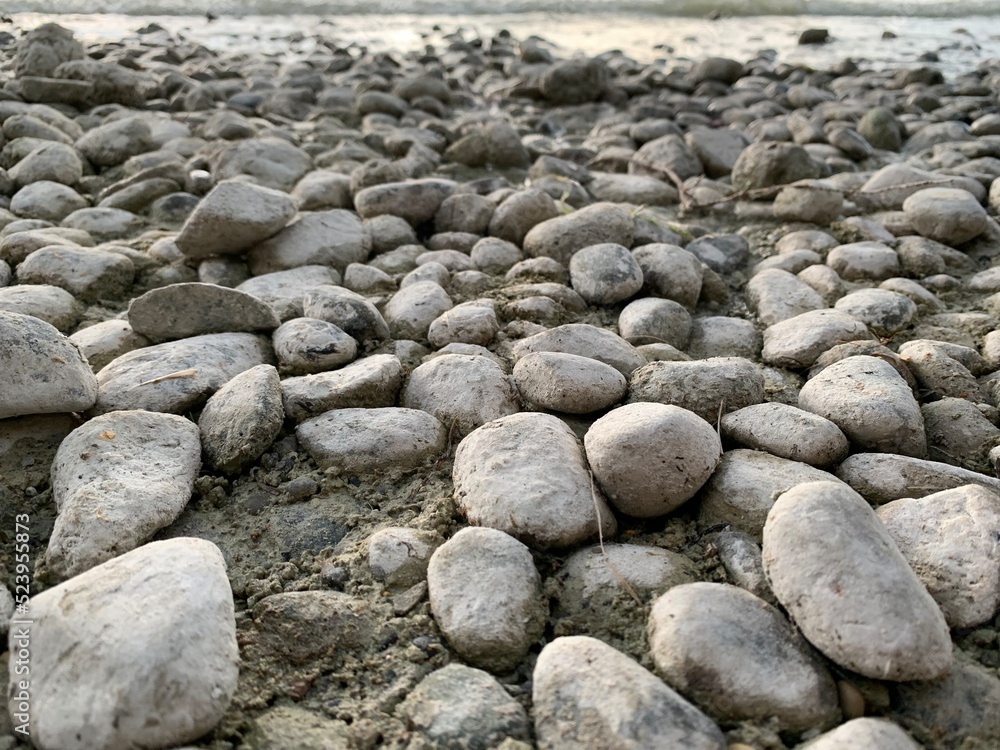 stones on the beach