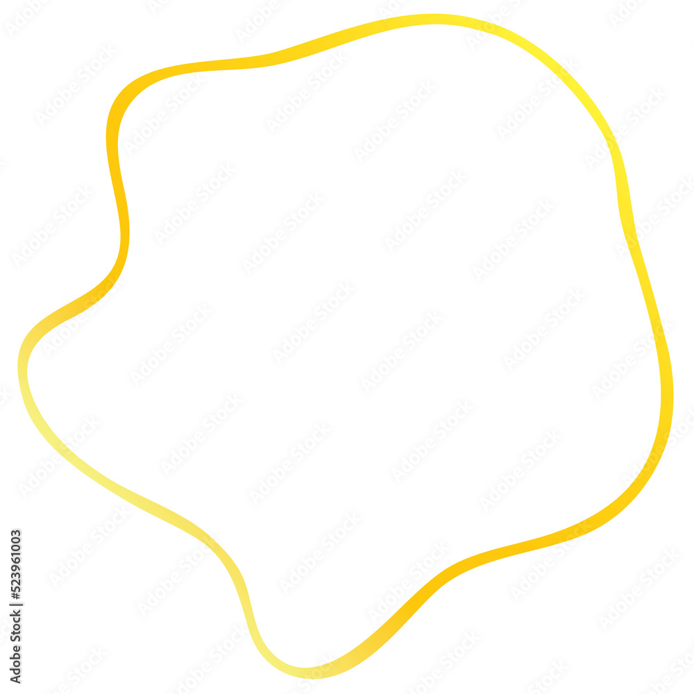 Gold Abstract Shape Gold Abstract Shape