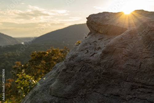 Sunset at Weverton Cliffs, Appalachian Trail - Knoxville, Maryland