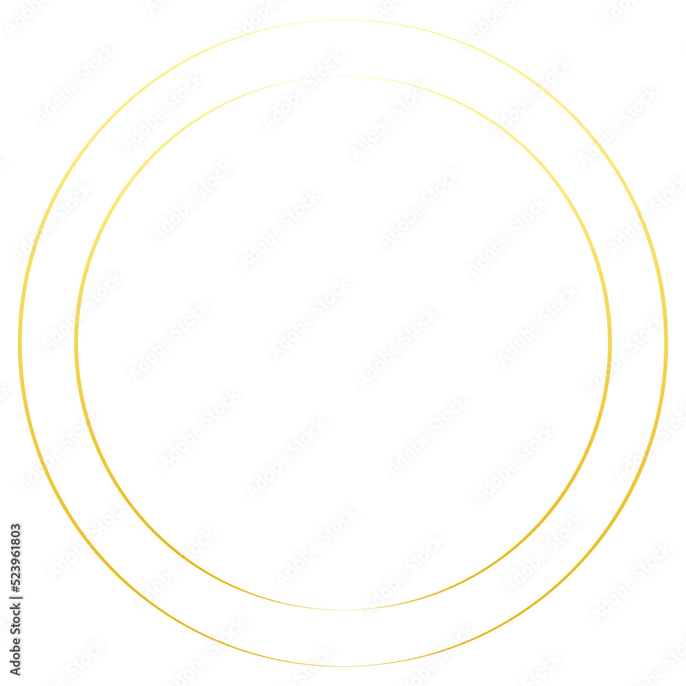 Gold Circle Frame Gold Circle Frame
