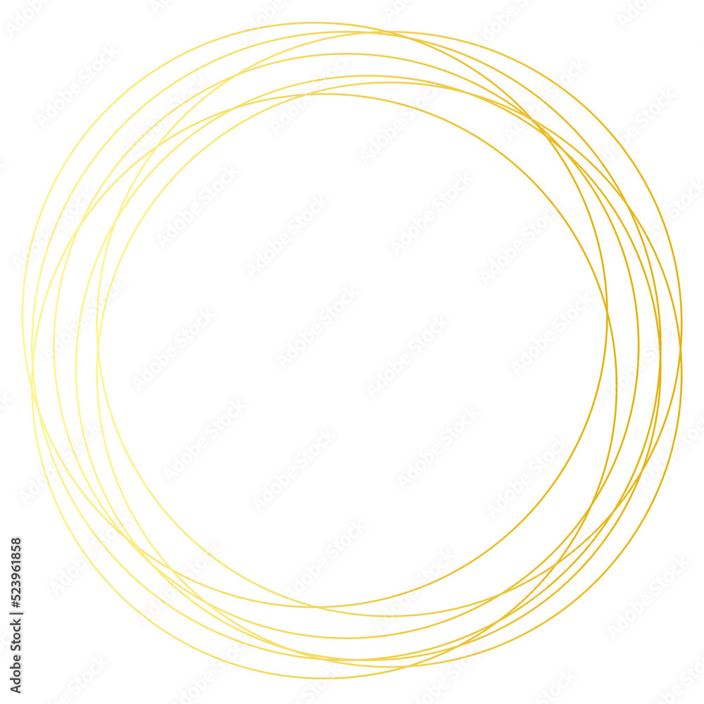 Gold Circle Frame Gold Circle Frame