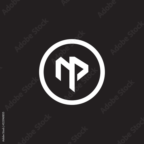 Free Download NP letter initial typography monogram futuristic technology logo design vector - GFXLoad
