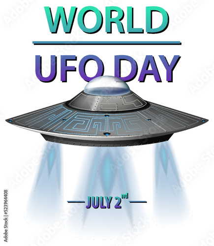 World UFO Day Poster Design