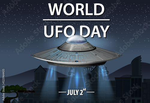 World UFO Day Poster Banner