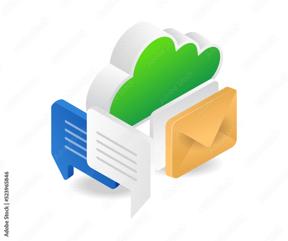 Cloud server email data