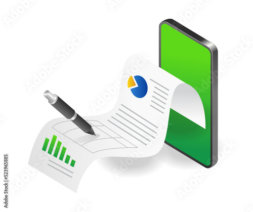 Fill in the registration with the smartphone application