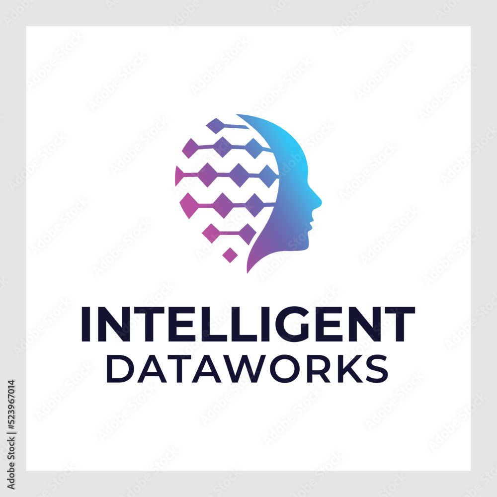design logo with a symbol of the human mindset design logo with a symbol of the human mindset