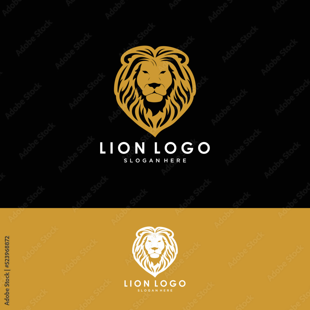Lion Logo Classic Vector stock vector Lion Logo Classic Vector stock vector