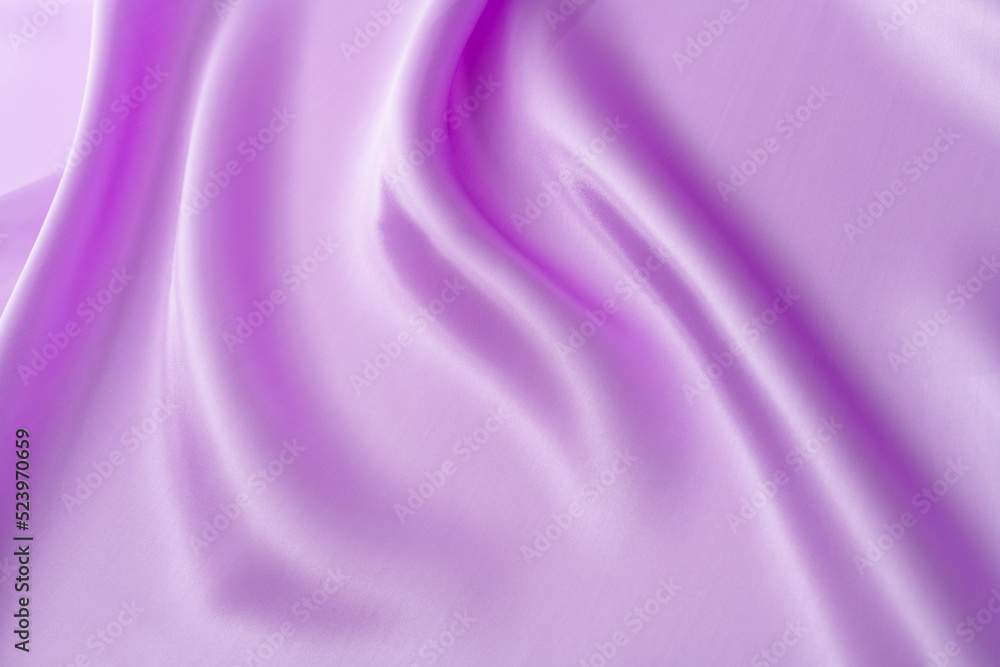 Obraz premium Close up of purple silk background