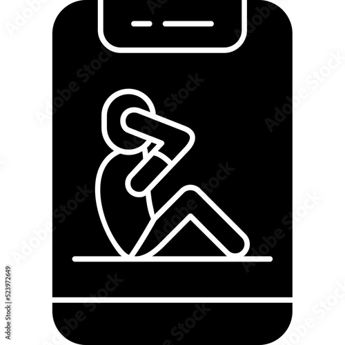 Sit Up Icon