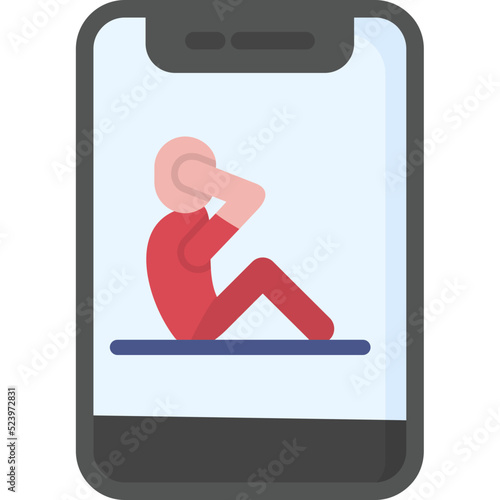 Sit Up Icon